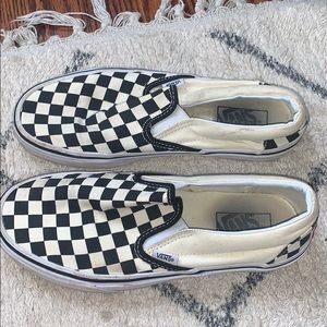 checkered Vans